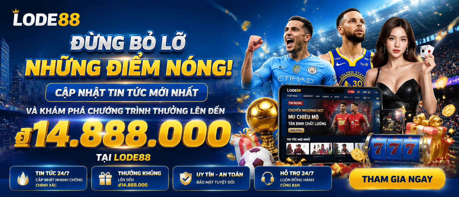 Khu tin tức lode88 với các danh mục game và cập nhật nổi bật